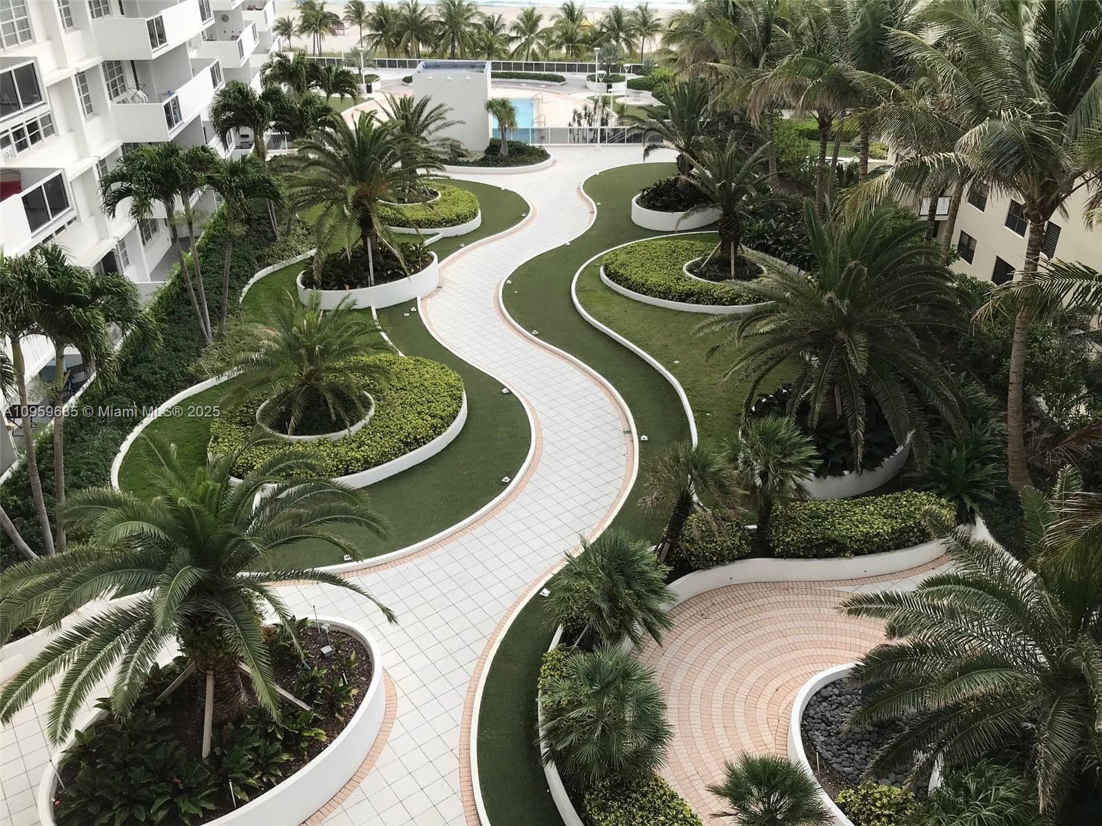 View from Balcony Zen Garden
