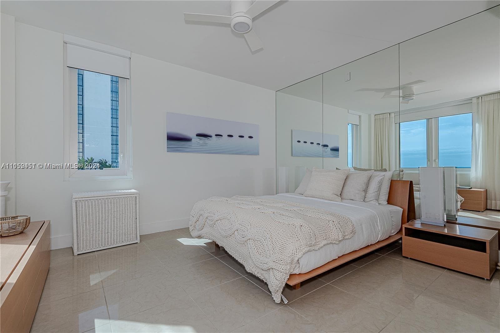 Master Bedroom with Ocean and Downtown View
