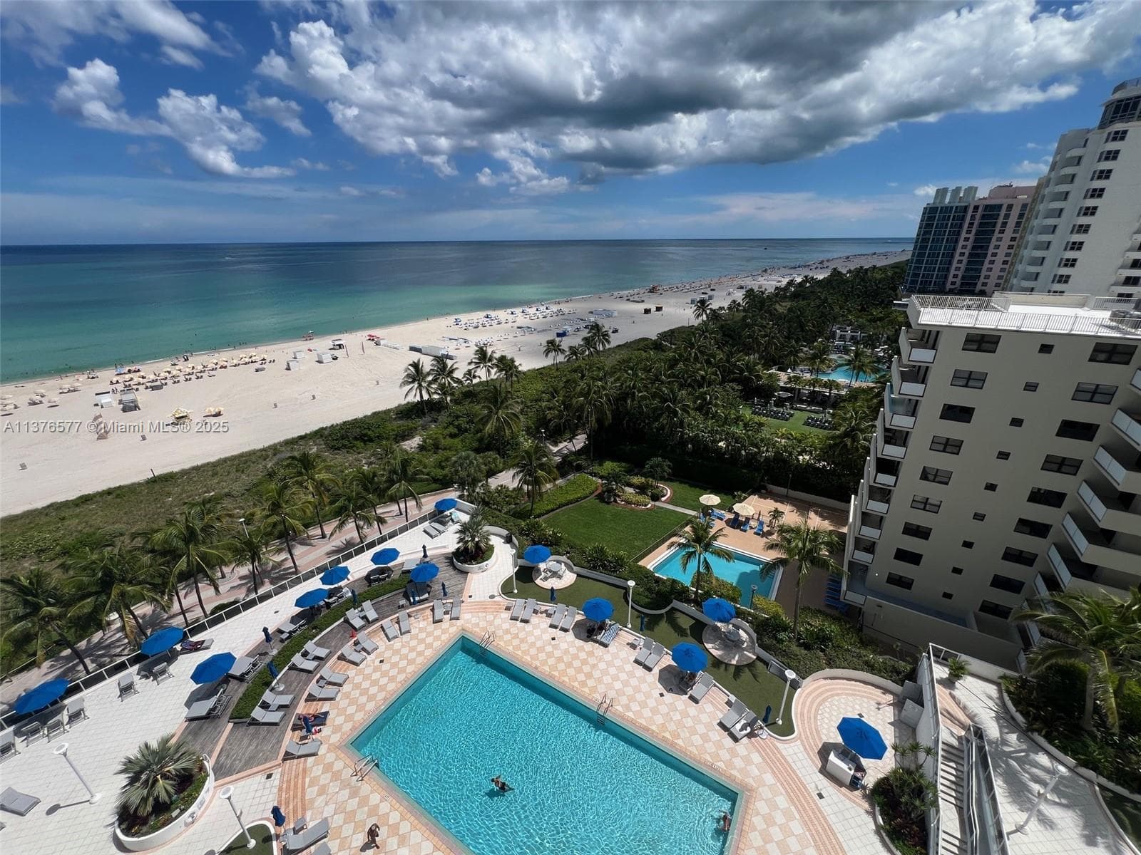 View from private balcony