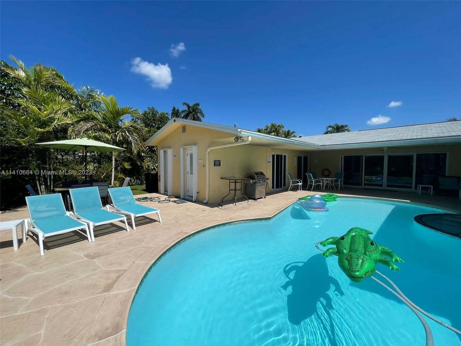 Pool View Facing Northwest