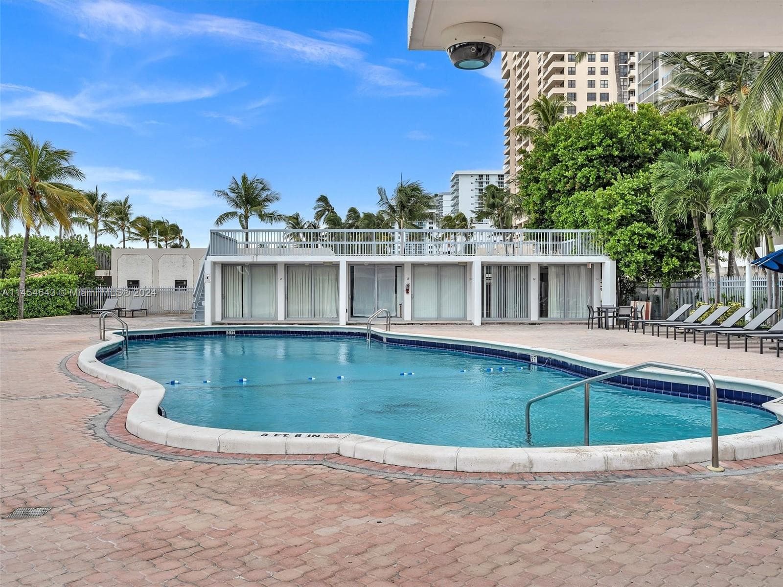 Oceanfront pool and boardwalk
