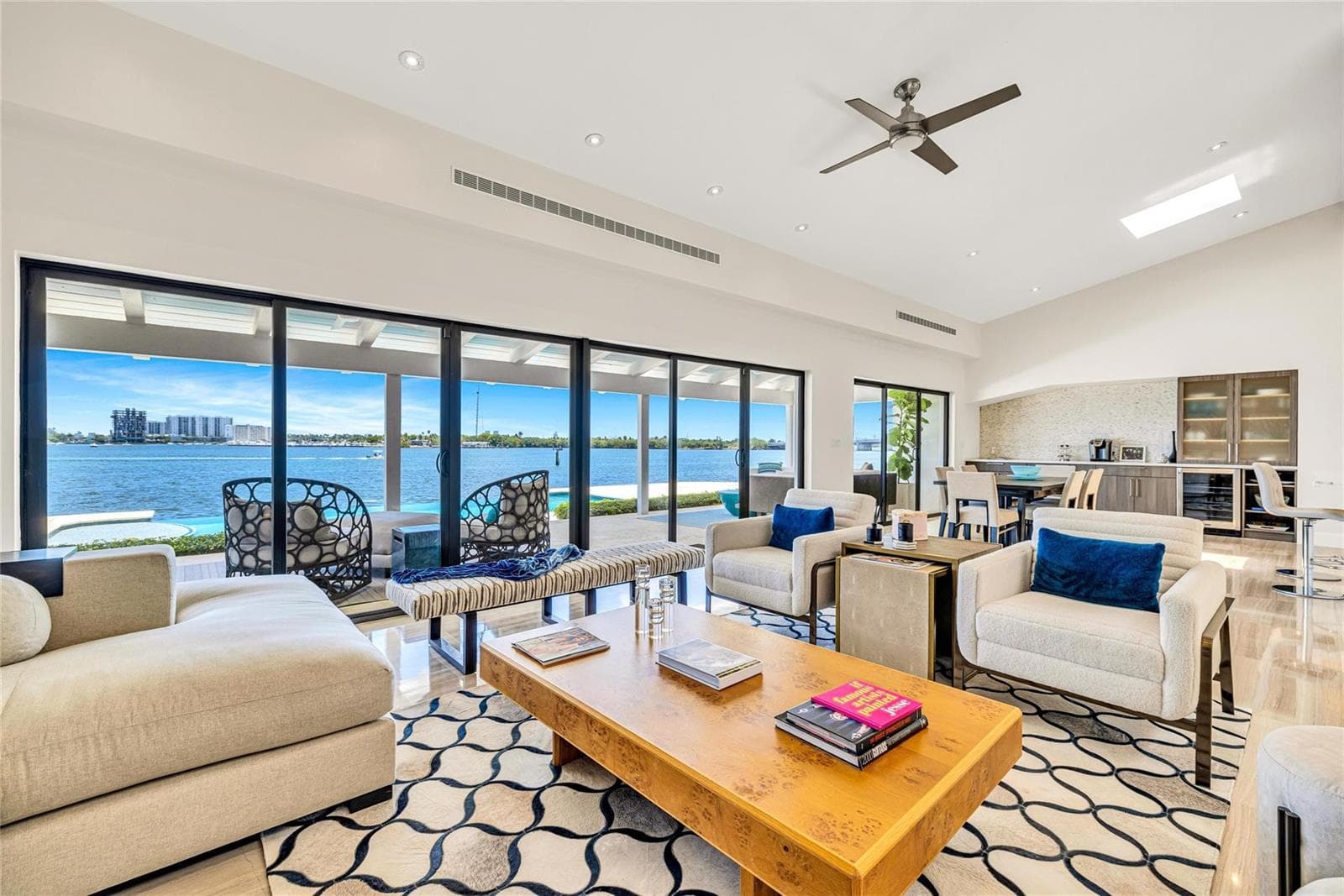 Lots of natural light and those views