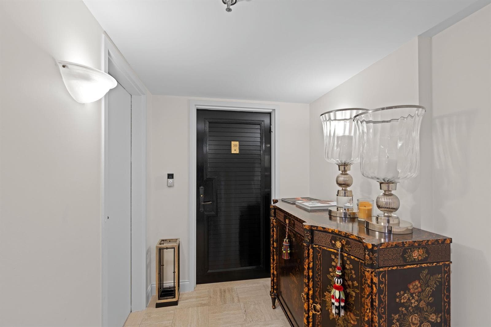 Upper level private condo entrance