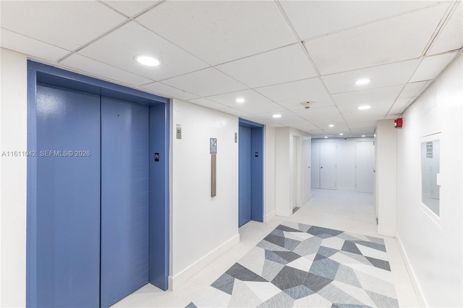Elevator Foyer/Remolded hallways