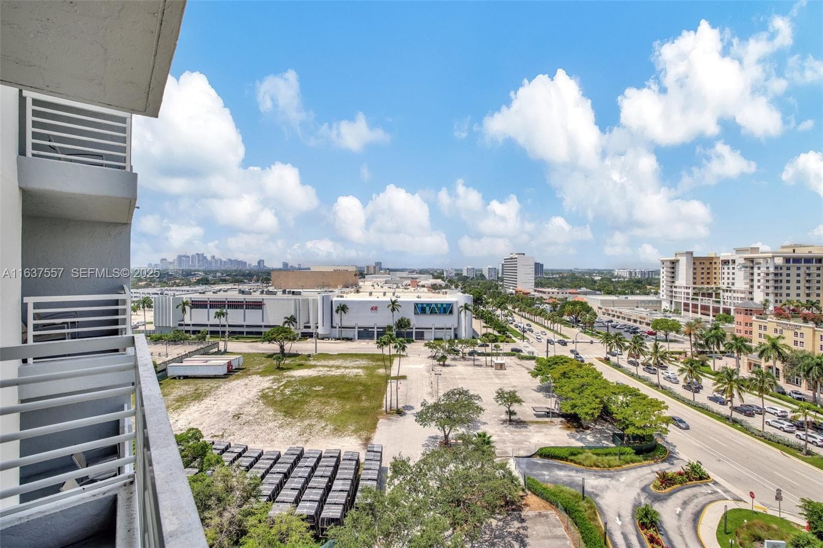 View toward Galleria Mall (to be modernized in the future) & downtown skyline