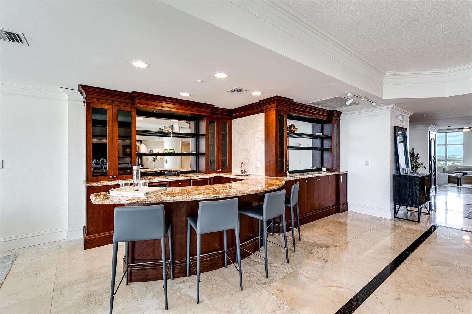 CUSTOM BAR AREA