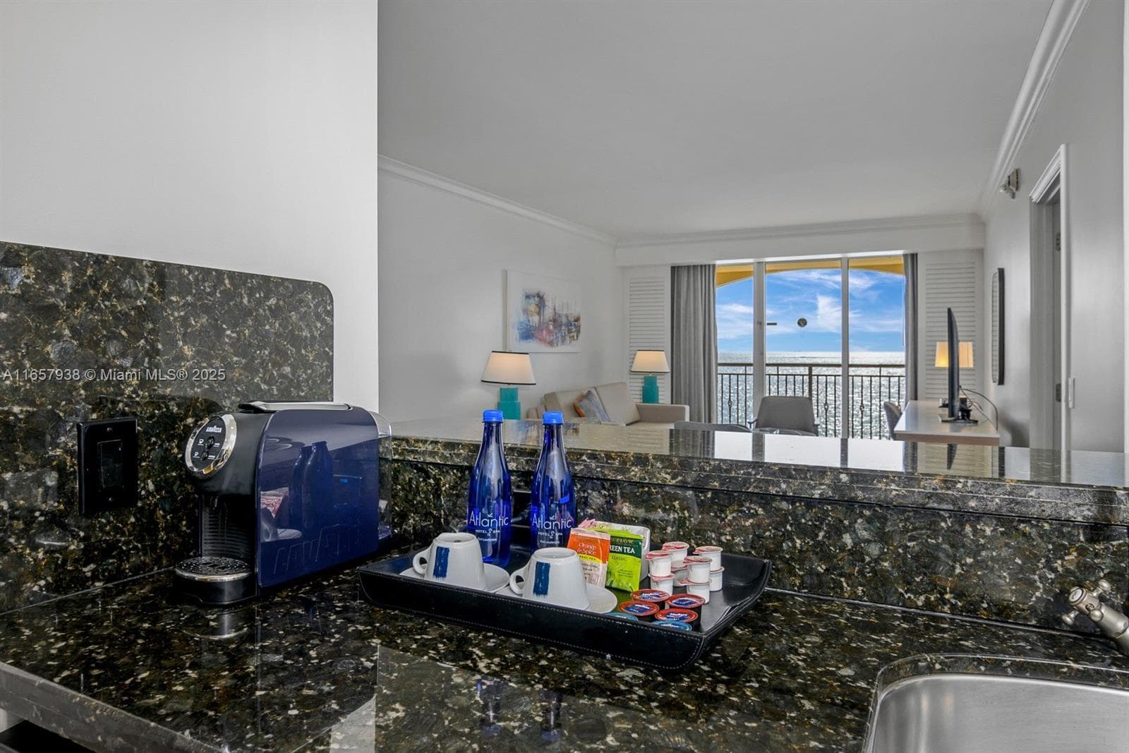 Nice view of Ocean from the Kitchen area