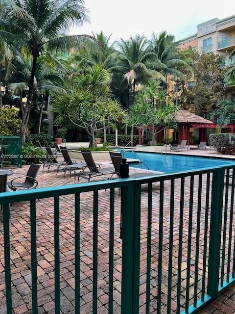 View from the pool