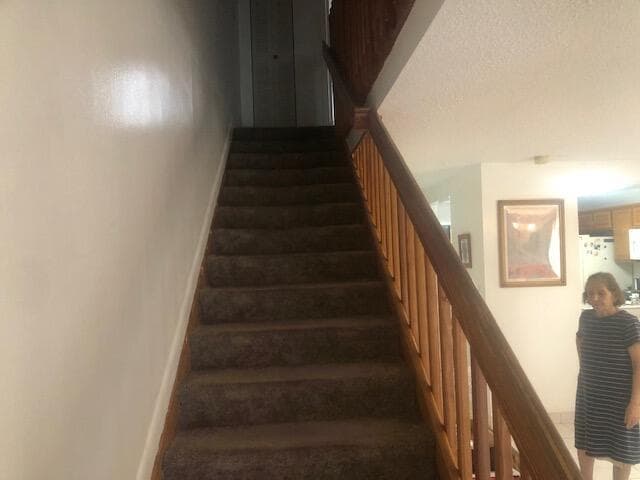 the stairs