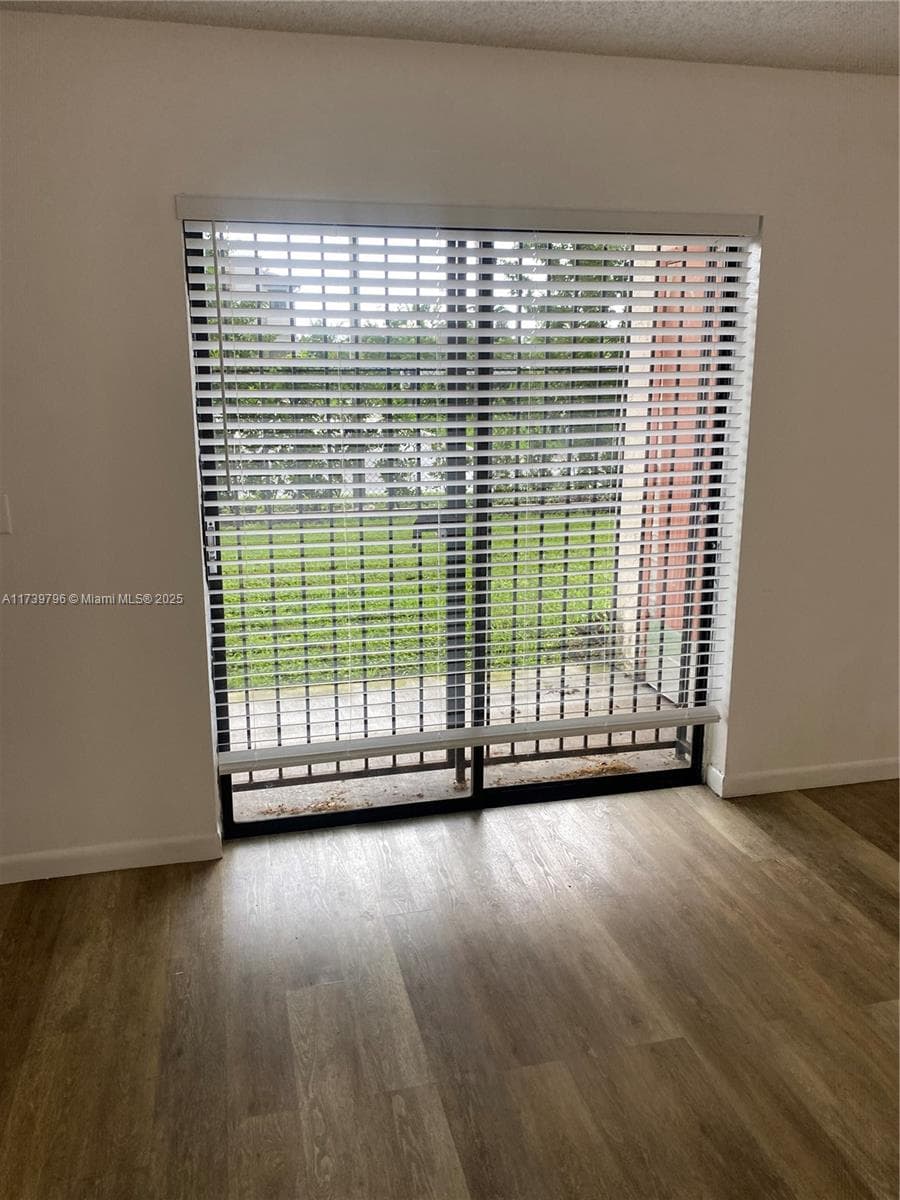 family room with view of sliding glass door
