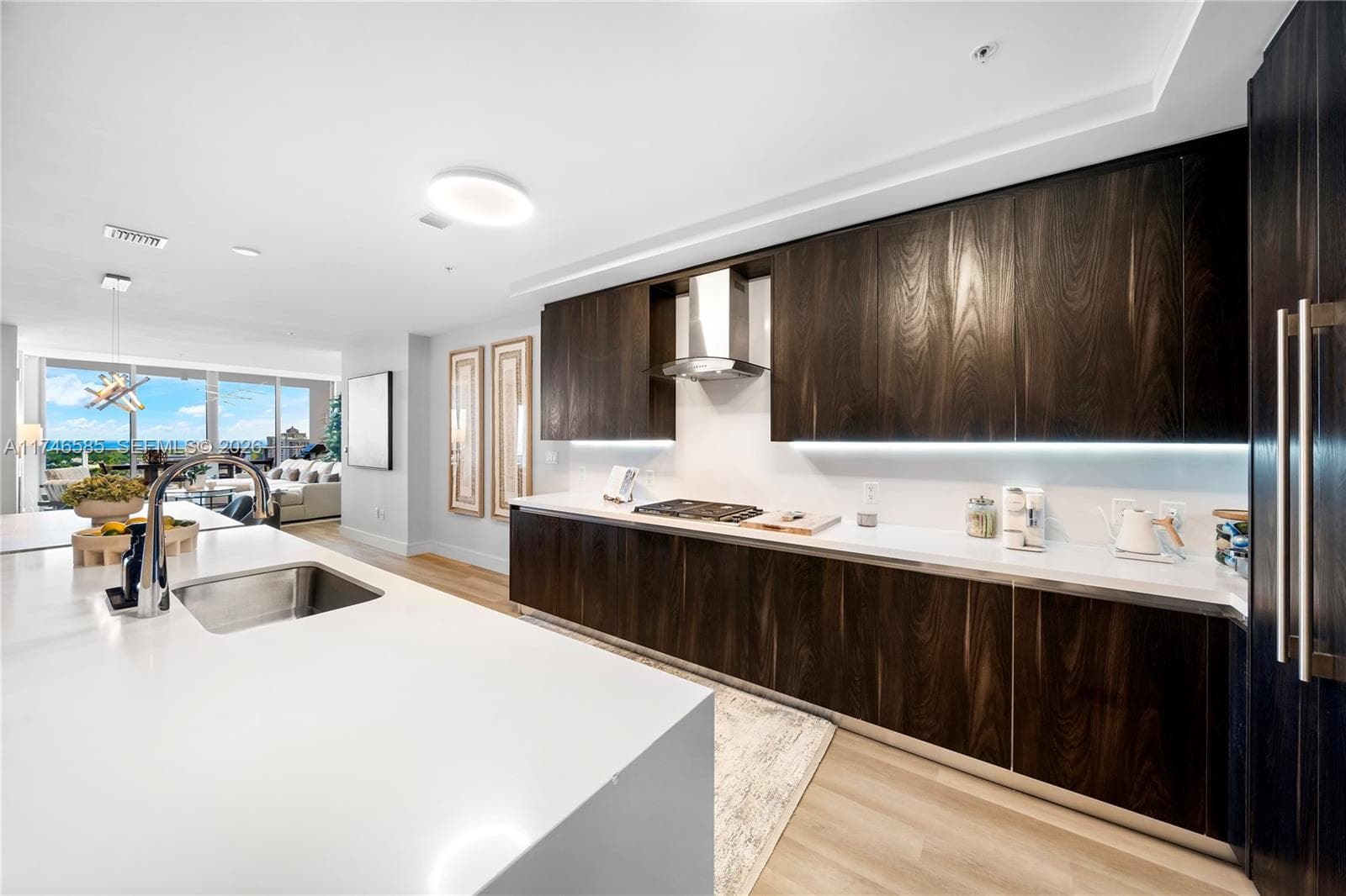 Italian Cabinets, Sub-Zero & Wolf Appliances, Including Gas Cooktop