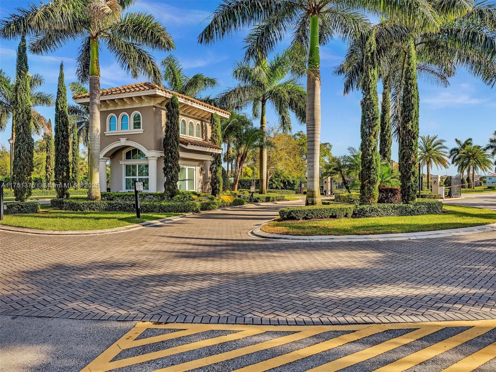 Pristine gated entry welcomes you home