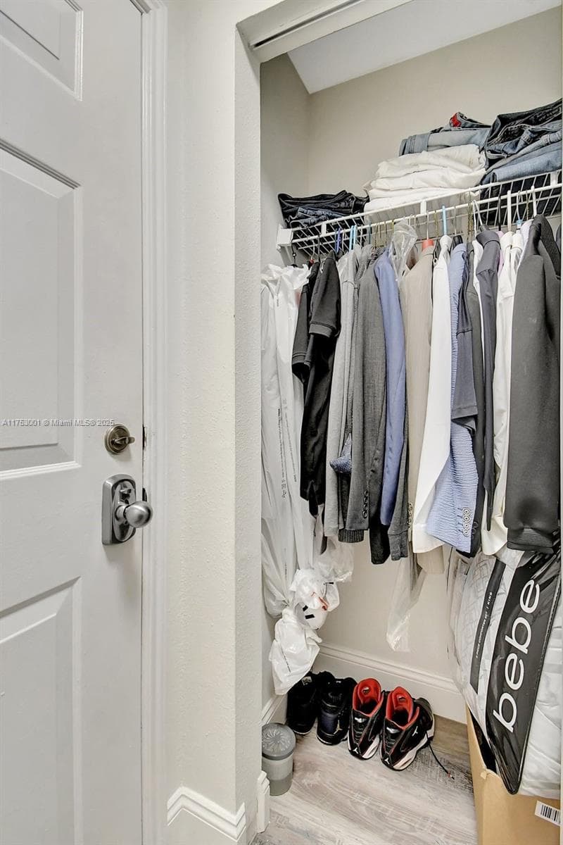Entrance closet
