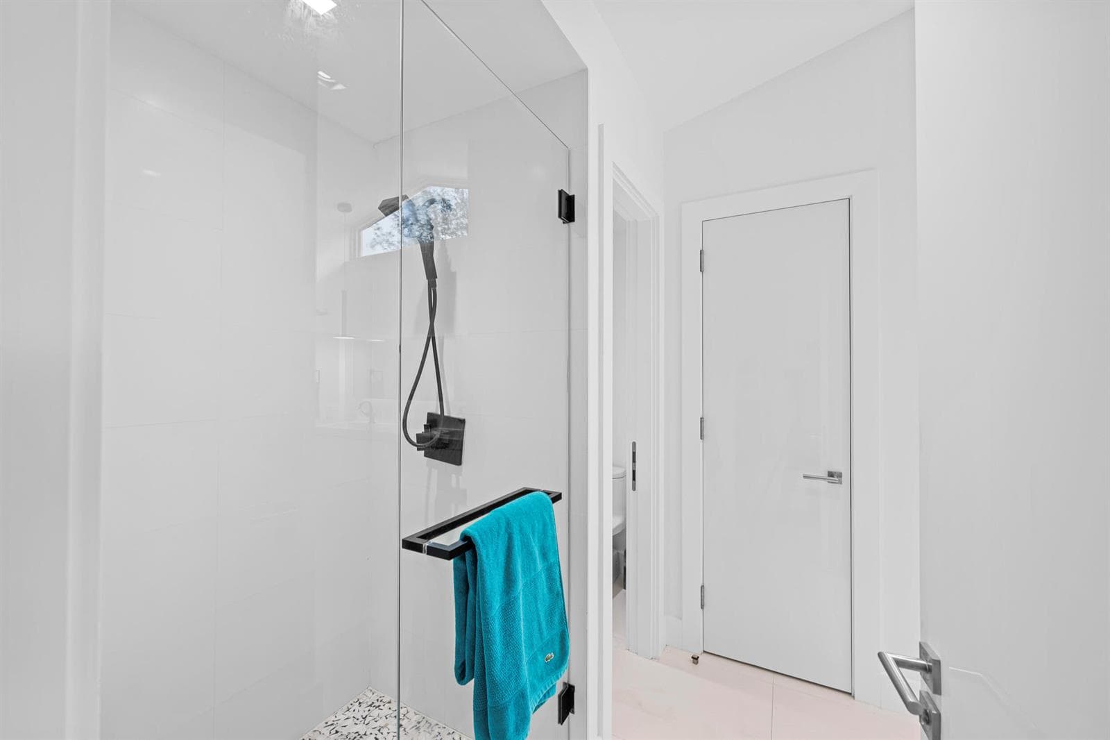 teal bathroom