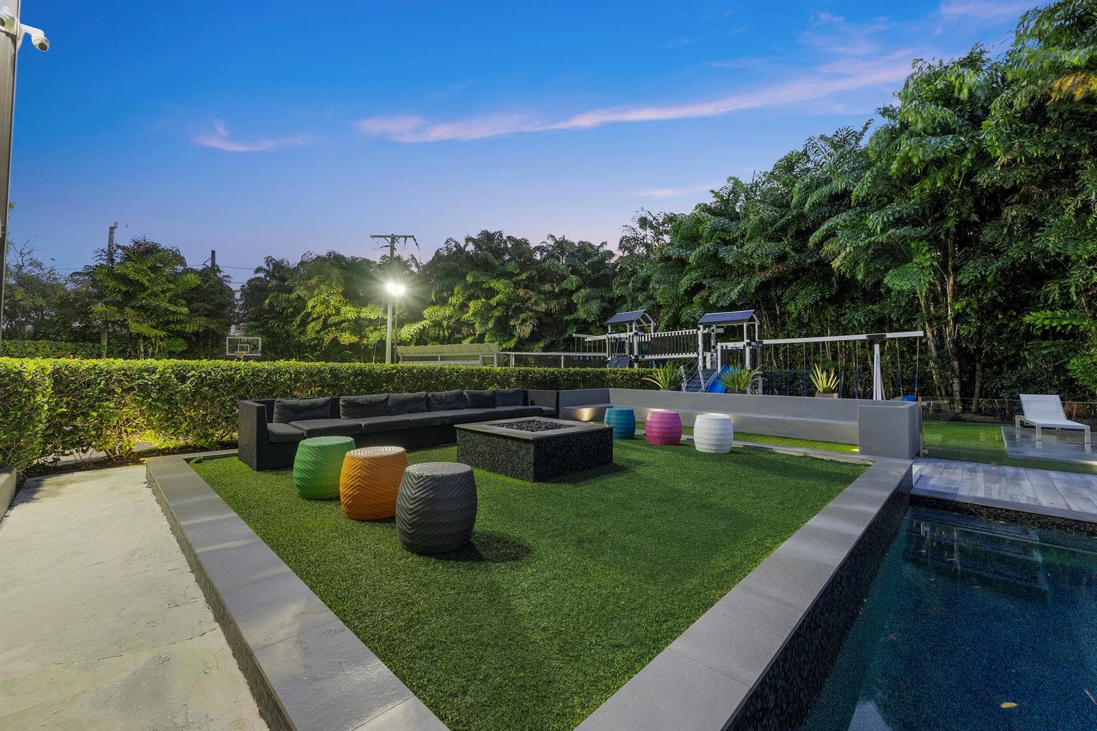 backyard lounge