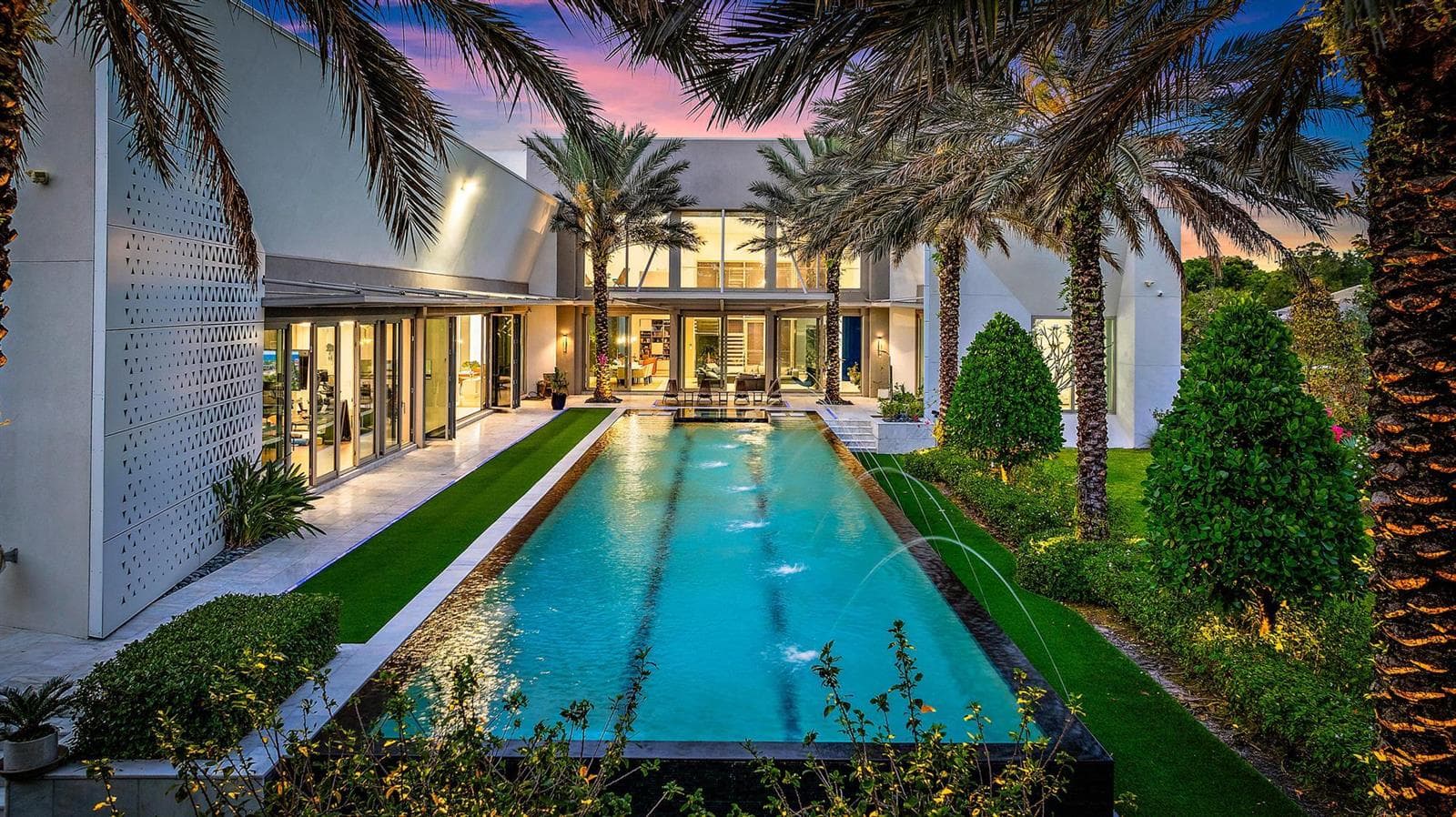 75 foot heated lap pool