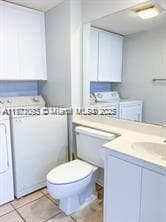 Half bath & laundry