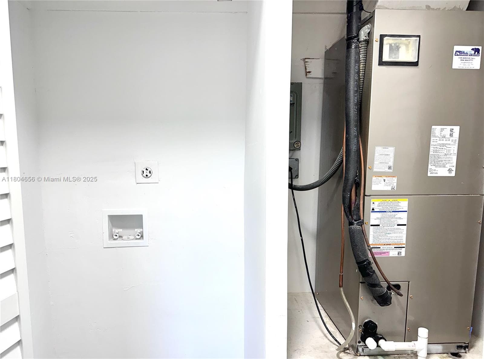 A/C & Washer-Dryer Hook Up