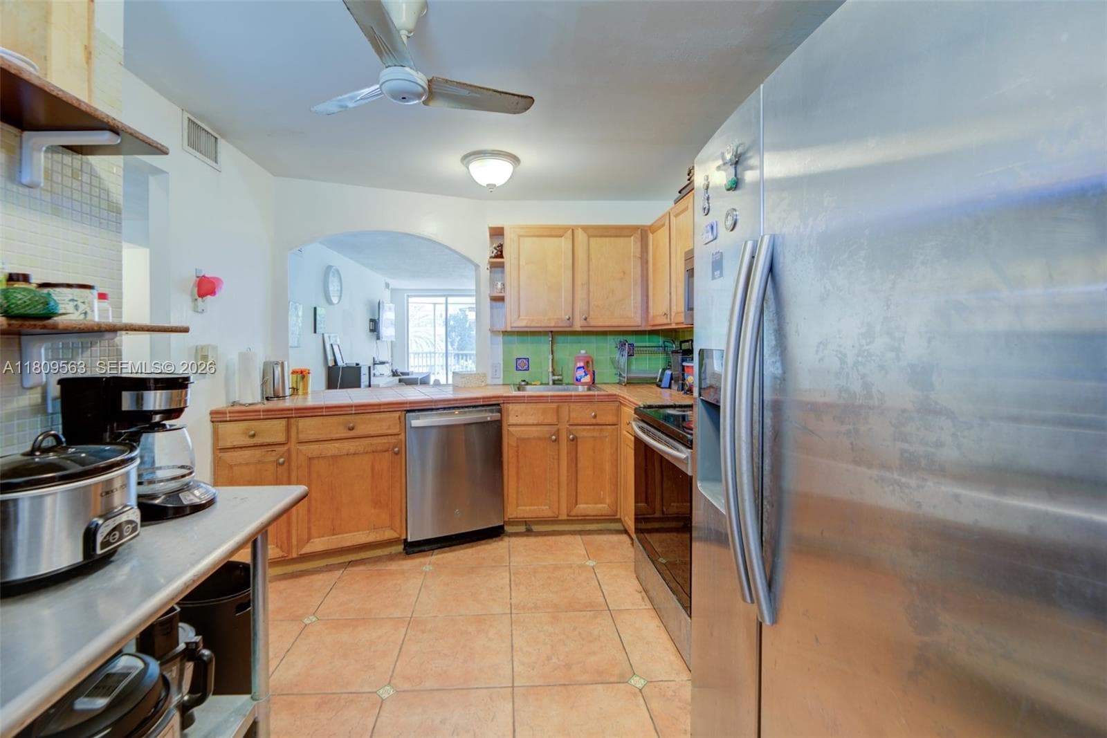 Furniture virtually removed