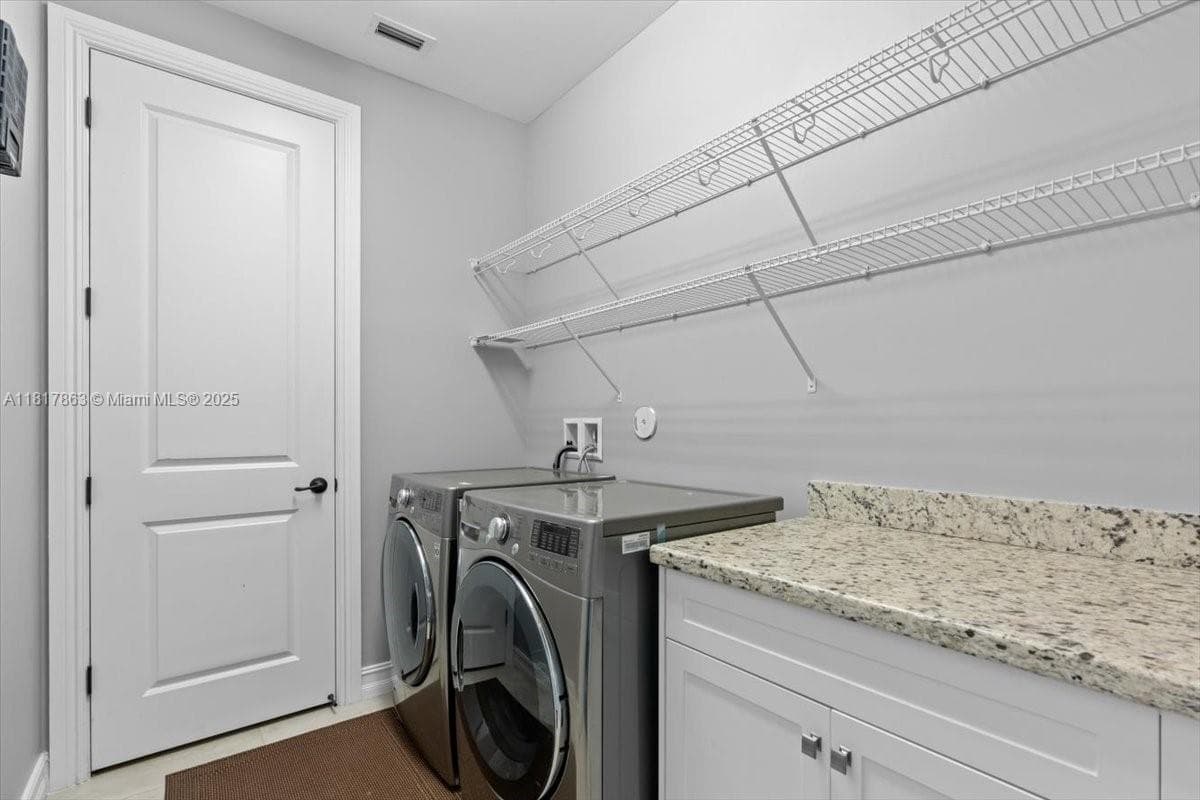 Convenient Laundry Room upstairs
