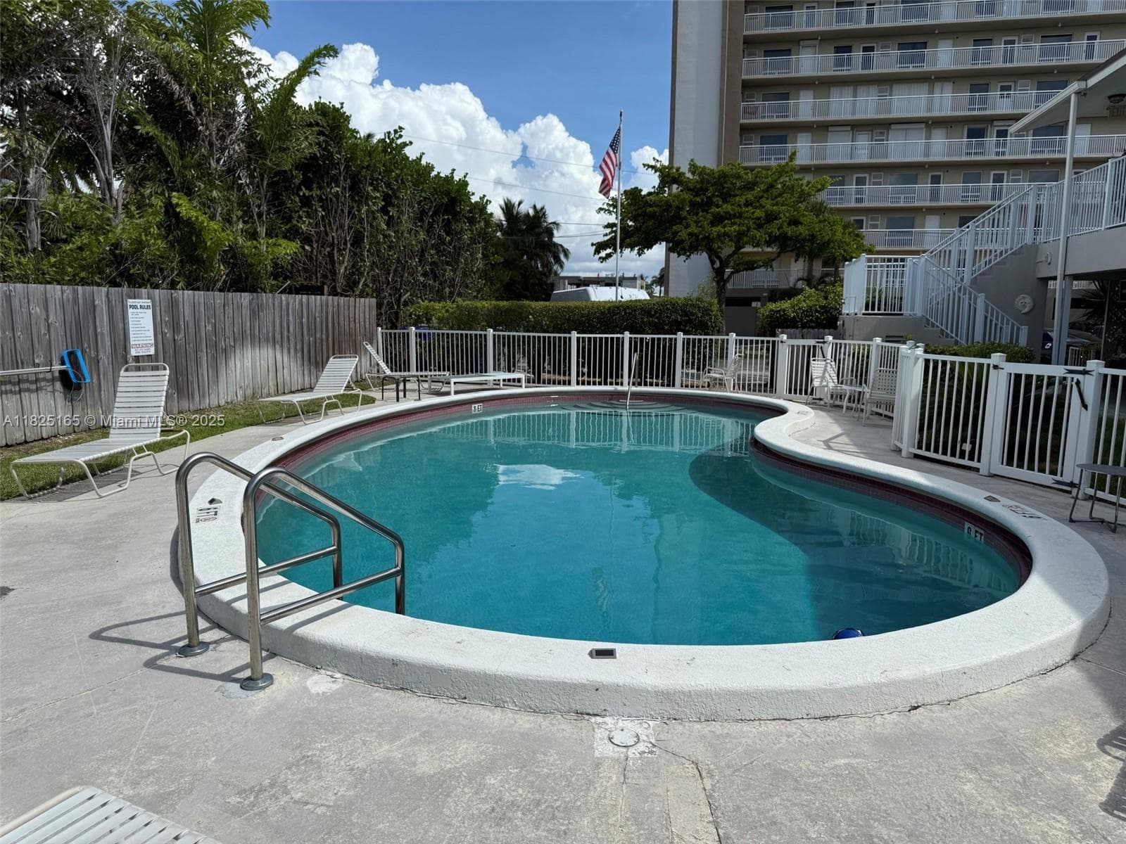 Pool from ground level