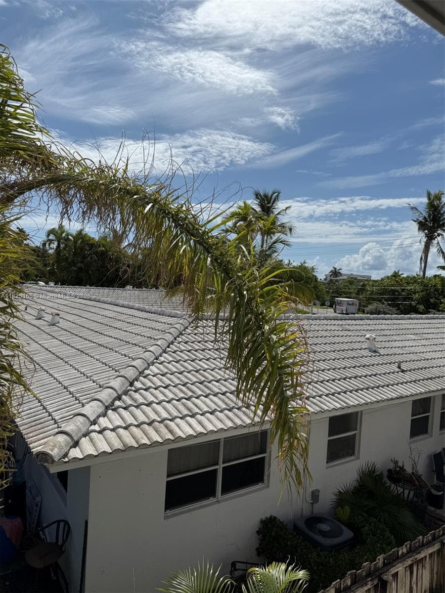 View out your back/bedroom door