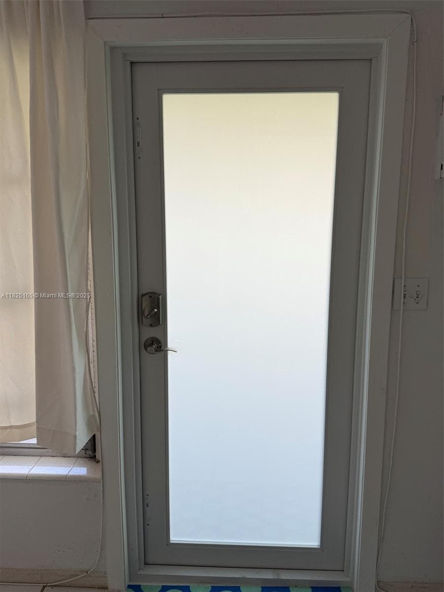 New front door; impact rated