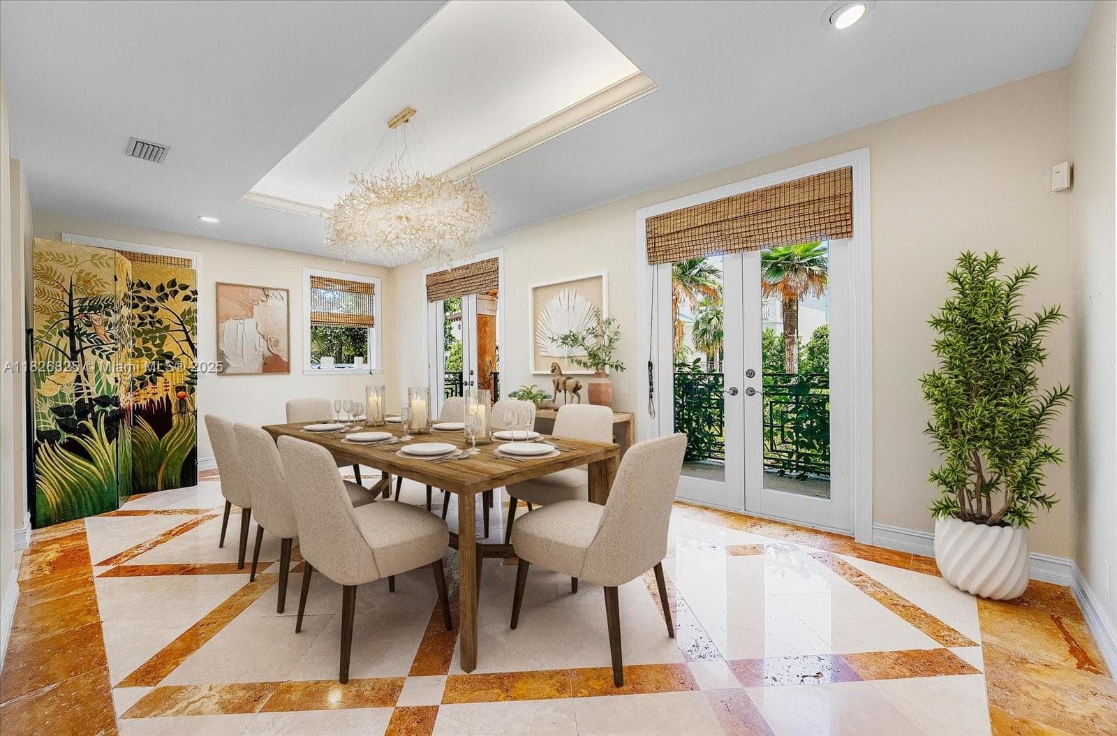 Dining Room Staged