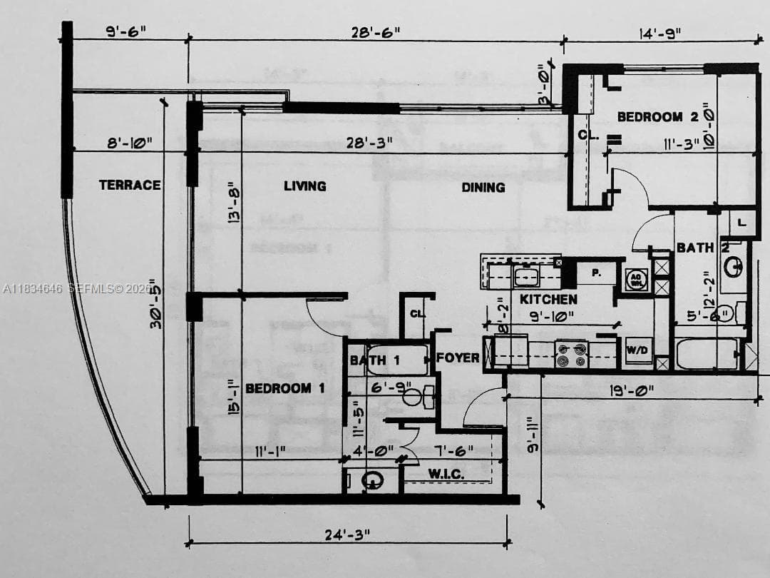 Floorplan of the Unit