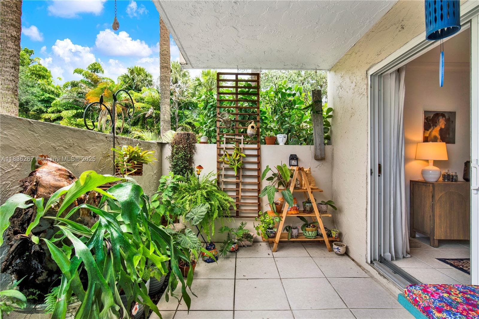 Corner unit and lovely patio