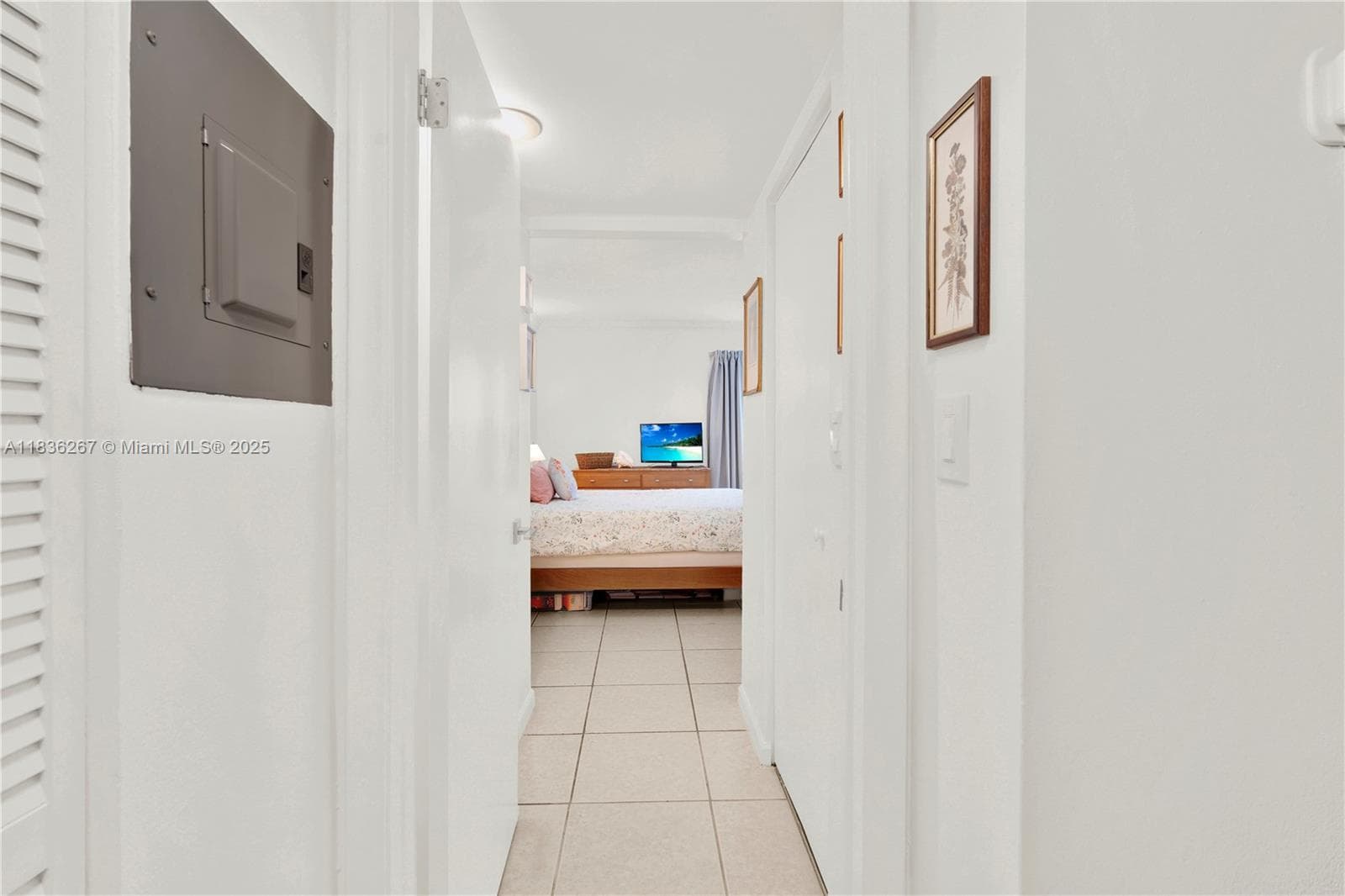 Hallway leading to the bedroom