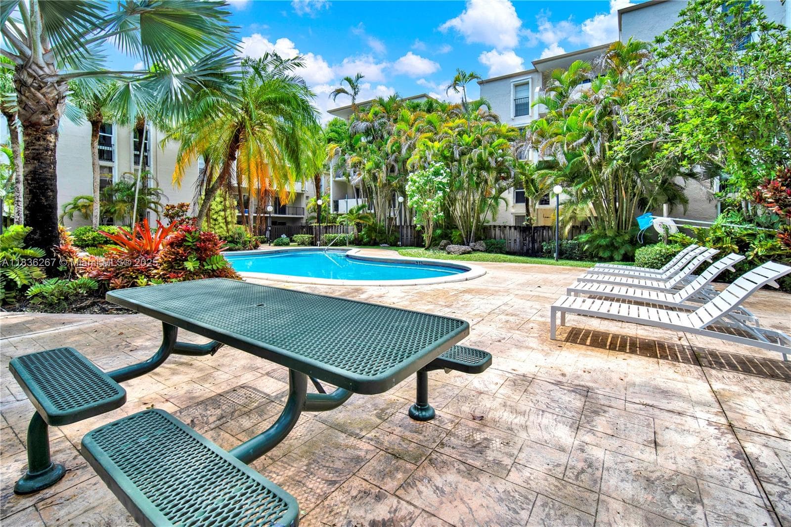 Secondary pool set amidst tropical vegetation.