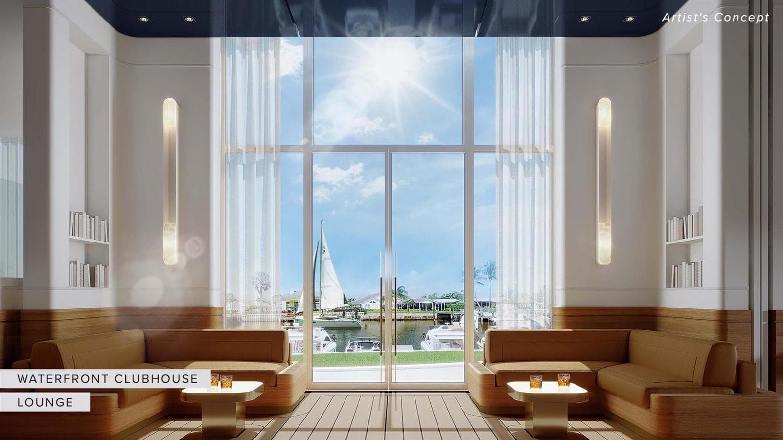 Waterfront Clubhouse Lounge