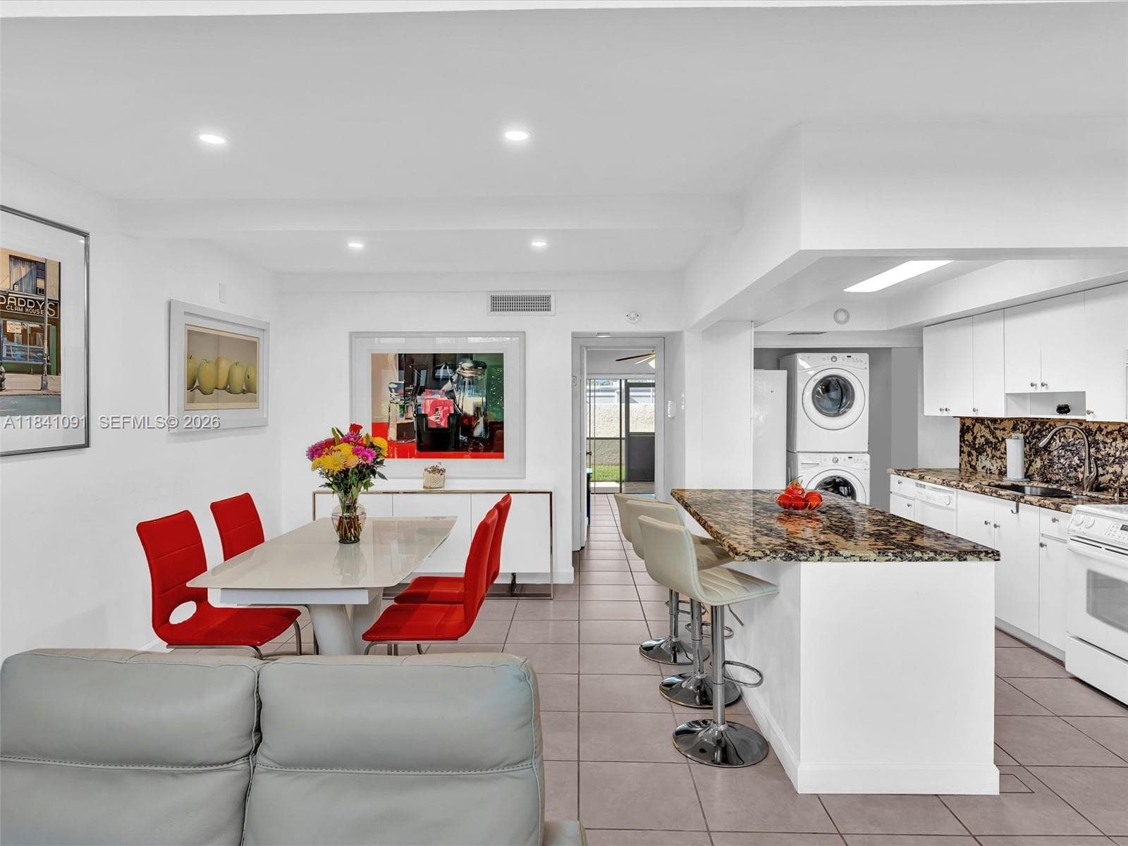 Open floor plan.