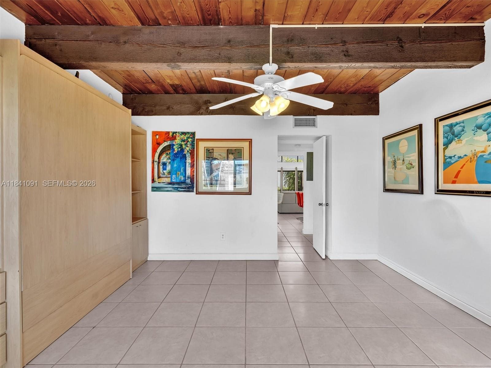 Third Bedroom Located downstairs. Opens to back enclosed back patio