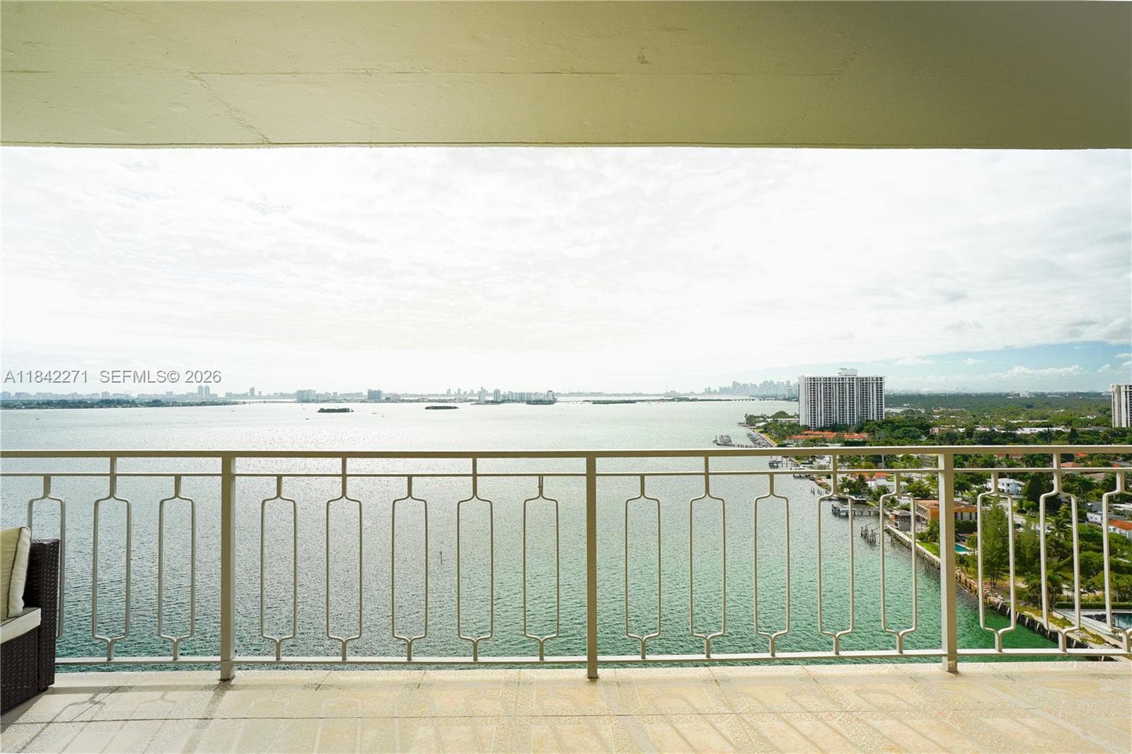 Large balcony view- South and East