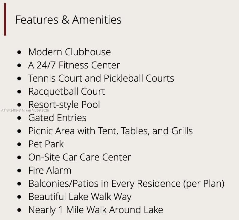 Amenities