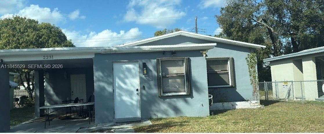 Hurricane shutters throughout all windows for added security.