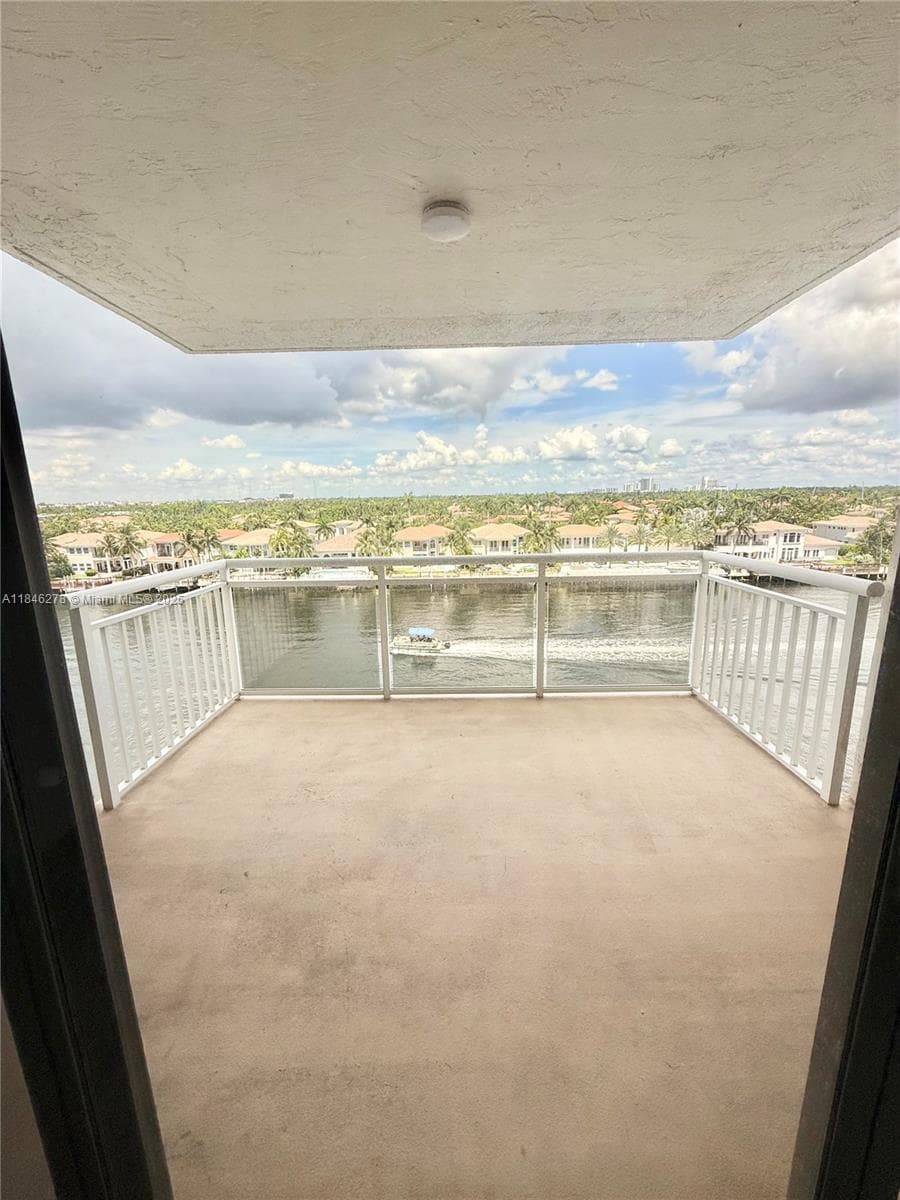 Balcony view from interior