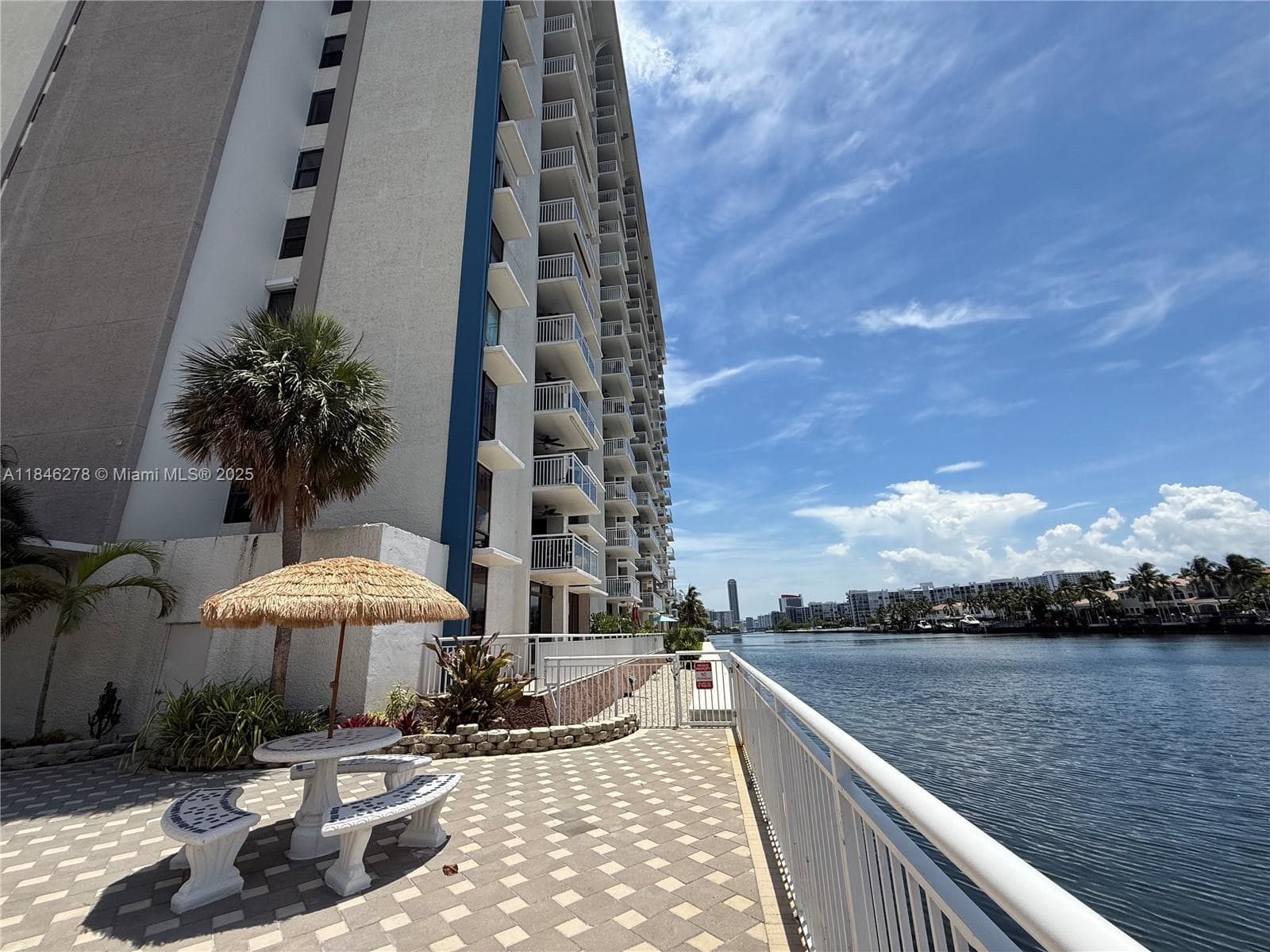 Right on the water