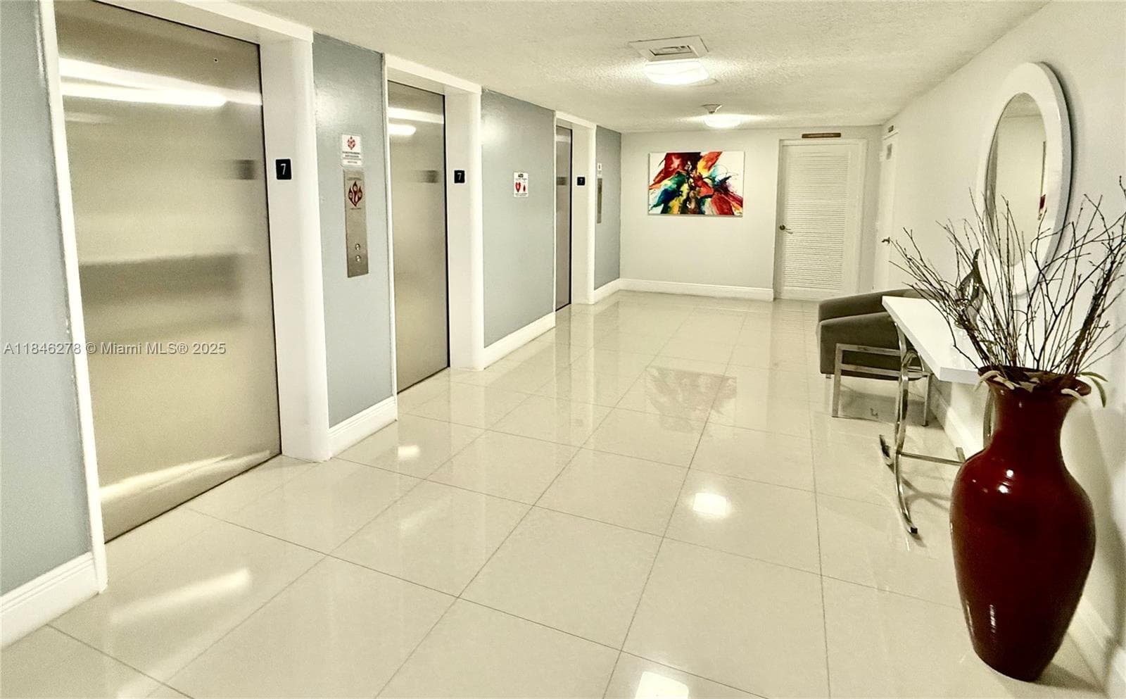 7th floor with storage & laundry, close to unit