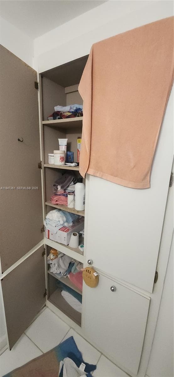 bathroom closet