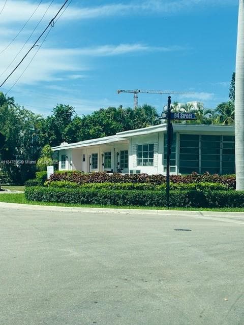 Corner street view