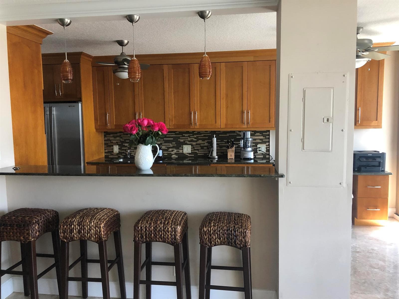 Opening Between Living Room & Kitchen