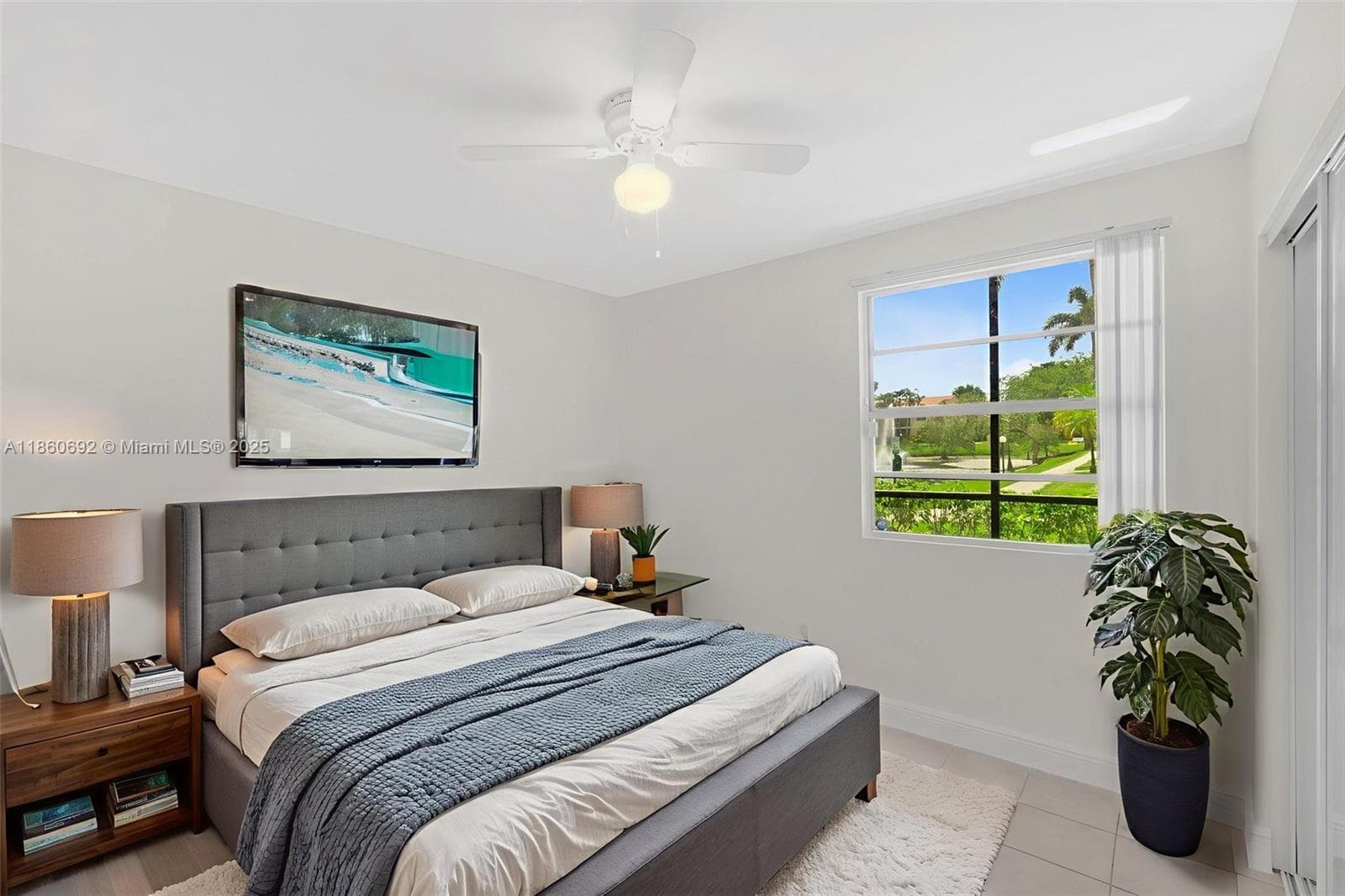 Virtually Staged Guest Bedroom
