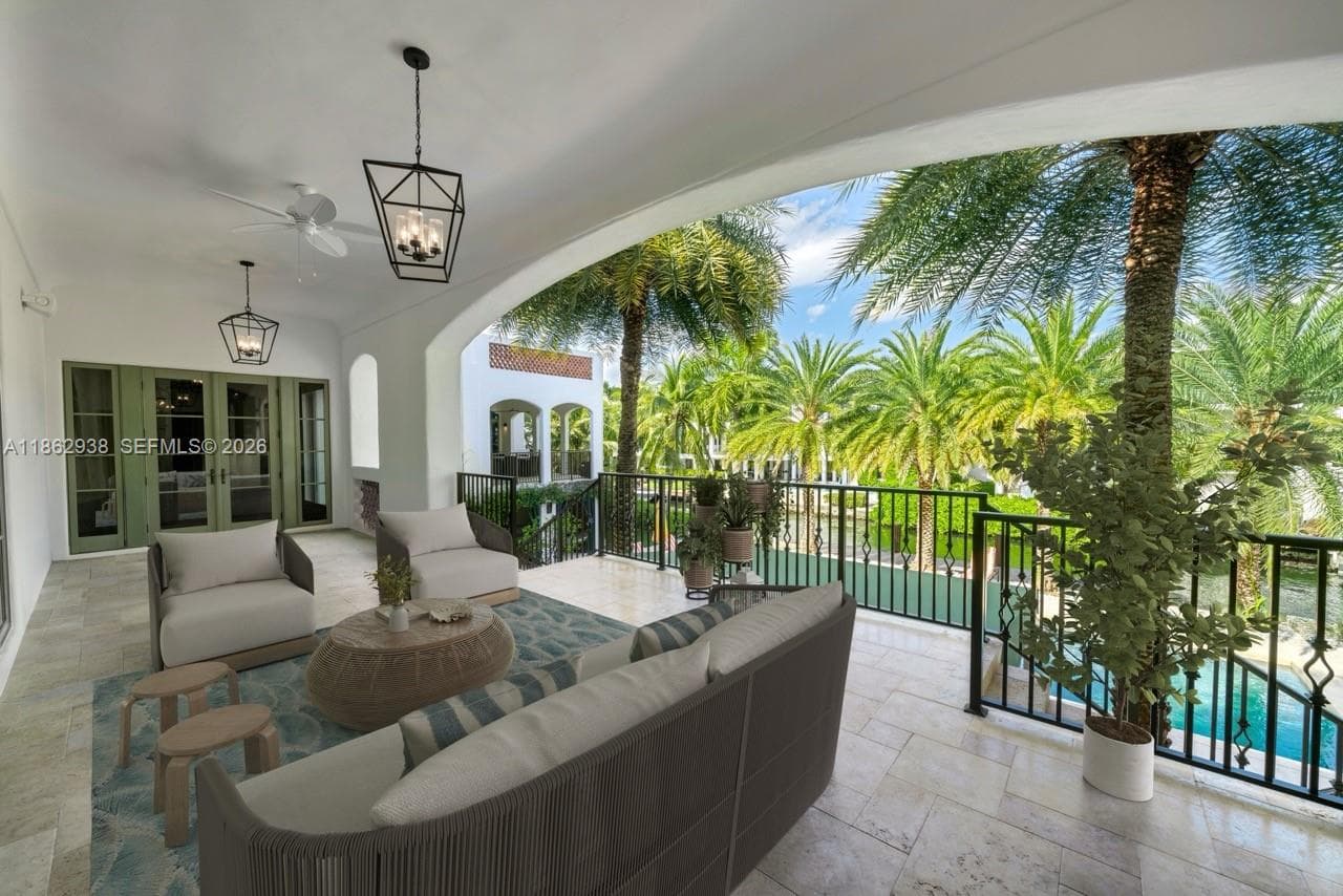 Virtually Staged Patio