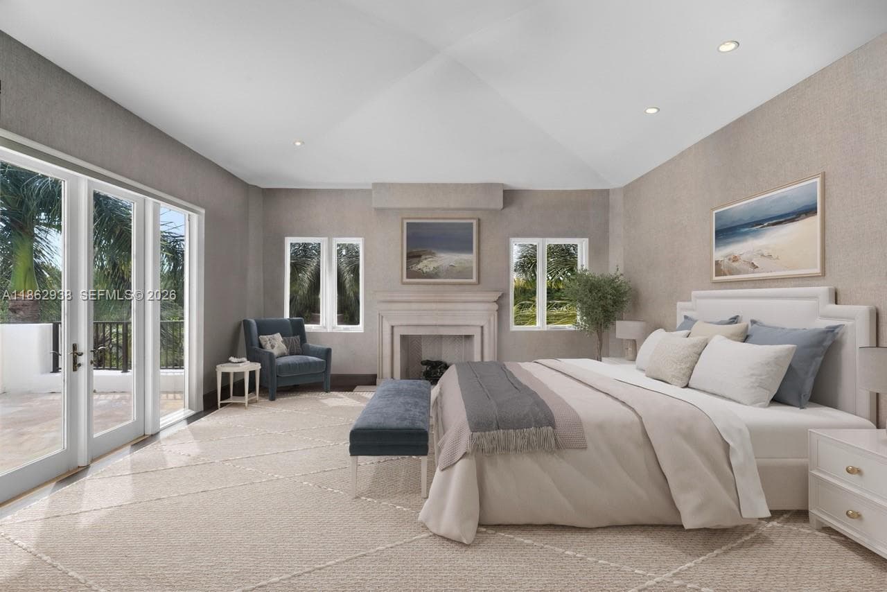 Virtually Staged Bedroom