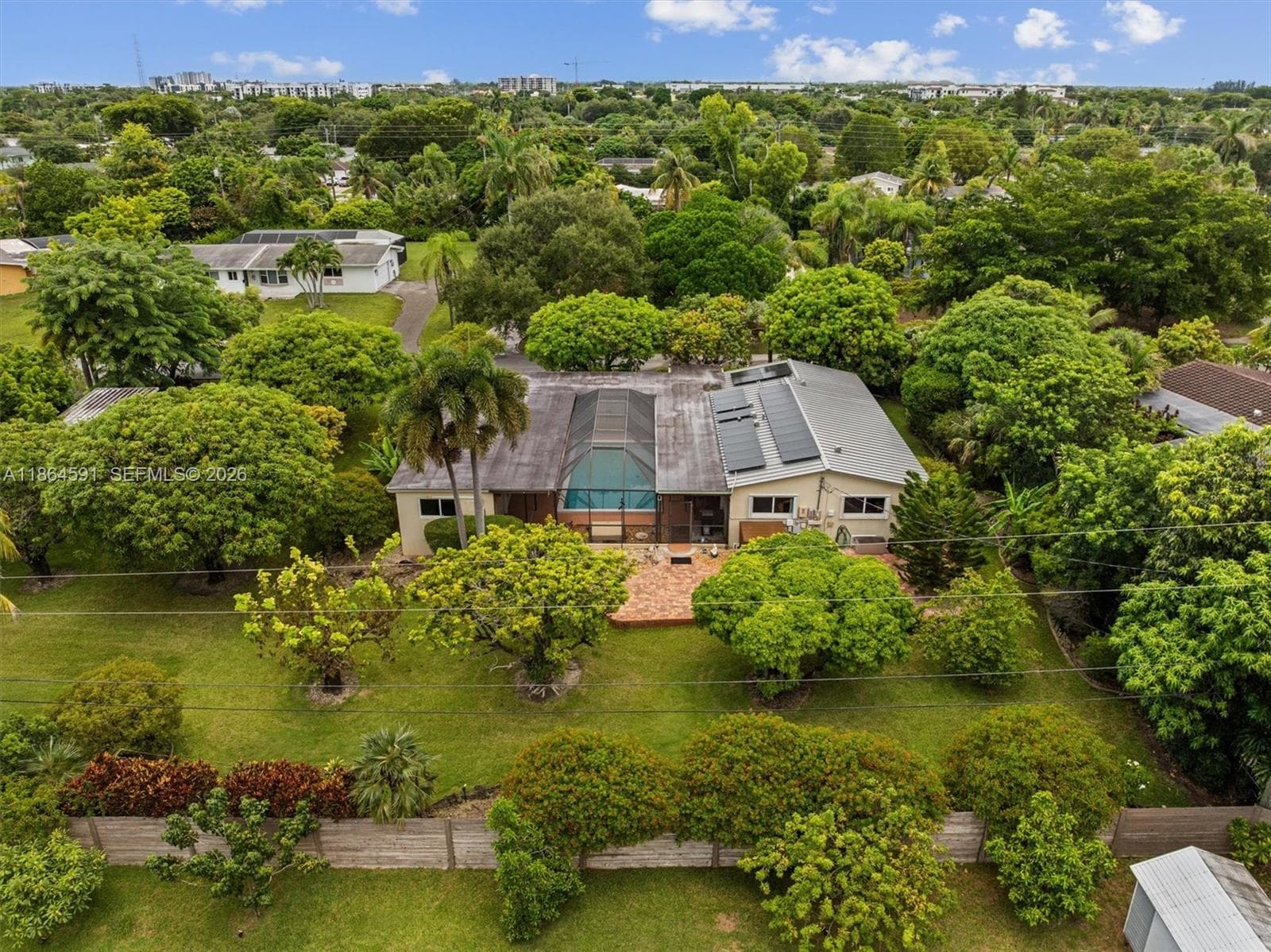 Backyard of home