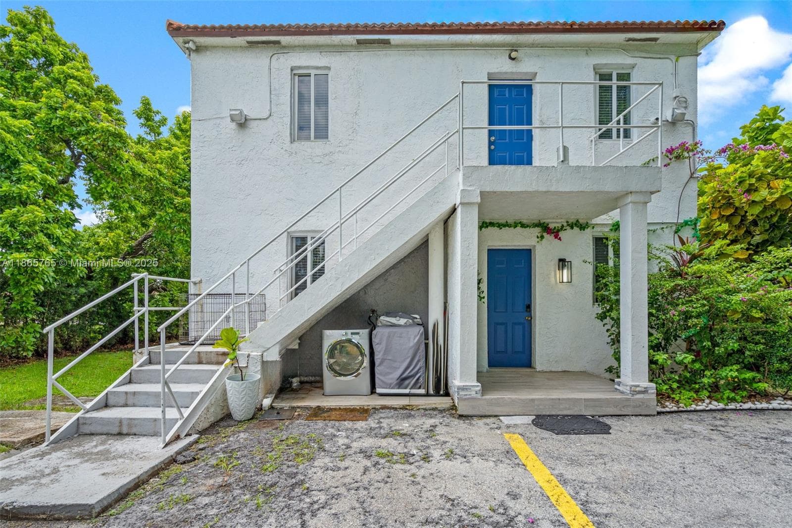 TOP: ENTRANCE TO UNIT #3 - BOTTOM: ENTRANCE TO UNIT #2