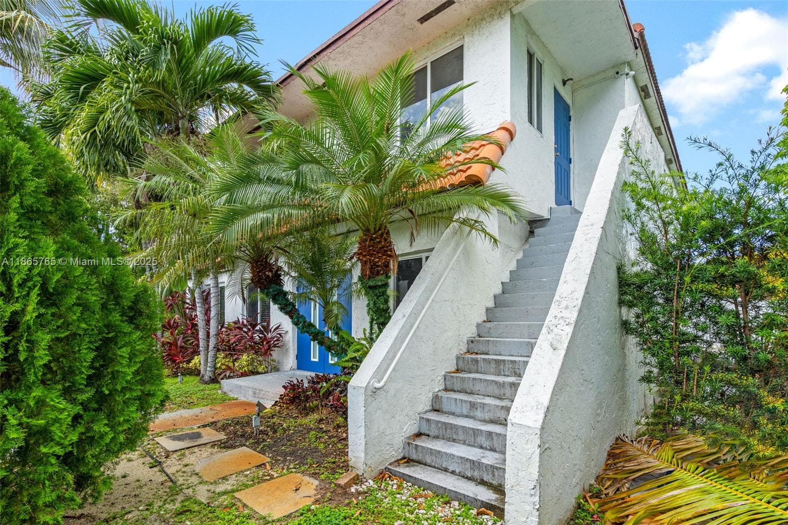SIDE ENTRANCE TO SECOND FLOOR UNIT #1